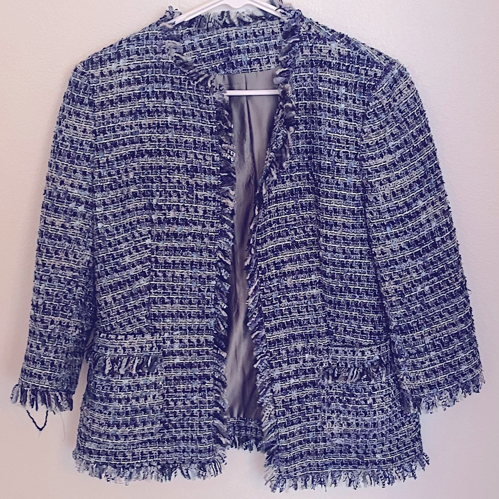Vintage thrifted blue Jacket.